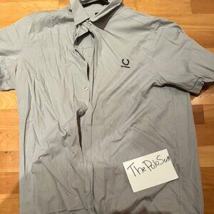 Raf Simmons Gray Fred Perry Edition Shirt – Worn once  - Size XL